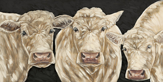 Sara G. Designs SGD259 - SGD259 - Three Moo Cha Chas    - 18x9 Cows, Farm Animals, Farm, Three Cows, Portrait from Penny Lane