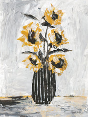 AH147 - Sunflowers and Stripes I - 12x16