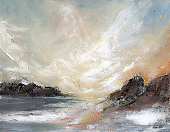 Amanda Hilburn AH197 - AH197 - Open Sky - 16x12 Landscape, Abstract, Hills, Clouds, Textured, Sky from Penny Lane