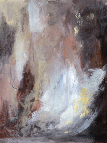 Amanda Hilburn AH272 - AH272 - Exhale - 12x16 abstract painting, expressive texture, soft pastels, moody tones, modern art, painterly abstraction, atmospheric design, fine art composition from Penny Lane