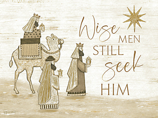 Annie LaPoint ALP2709 - ALP2709 - Wise Men Still Seek Him - 16x12 Christmas, Holidays, Religious, Three Kings, Camel, Star, Wise Men Still Seek Him, Typography, Signs, Textual Art from Penny Lane