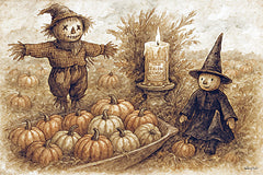 ANT167 - The Scarecrow and the Little Witch - 18x12