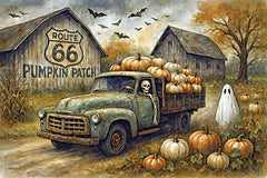 ANT247 - Route 66 Spooky Pumpkin Patch - 18x12