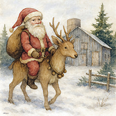 ANT254 - Santa's Woodland Ride - 12x12