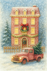 ANT262 - Village Christmas Cottage - 12x18