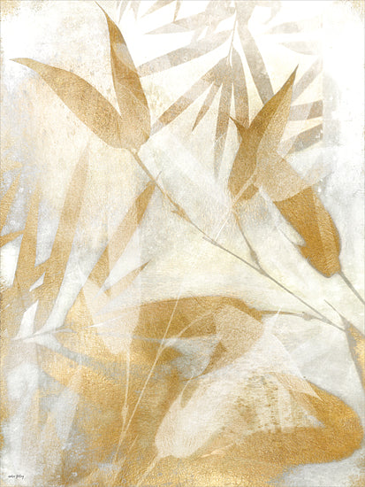 Amber Sterling AS561 - AS561 - Golden Mist - 12x16 botanical, backgrounds & patterns, leaves, greenery, bamboo, distressed, metallic, gold texture, decorative, vintage, mixed media, gold from Penny Lane