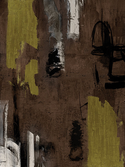 Amber Sterling AS663 - AS663 - Midnight Olive - 12x16 abstract, backgrounds & patterns, texture, grunge, distressed, contemporary, moody, painterly, digital painting, brown from Penny Lane