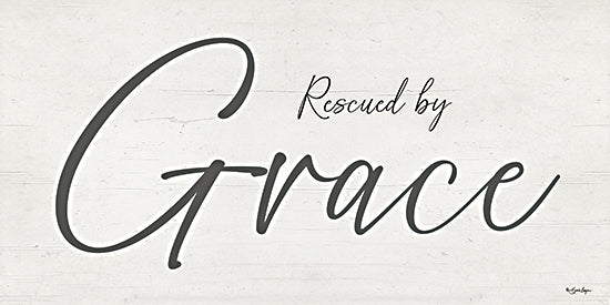 Susie Boyer BOY789 - BOY789 - Child of God - 18x9 rescued by grace, faith, Christian quote, inspirational message, religious typography, modern calligraphy, script lettering, farmhouse sign, rustic wood background, neutral decor, wall art, spiritual encouragement, minimalist from Penny Lane