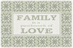 CIN4588 - Our Family - Patchwork of Love II - 18x12