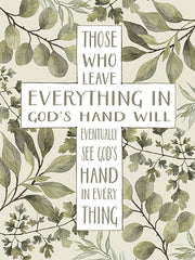 CIN4655 - God's Hand Cross - 12x16