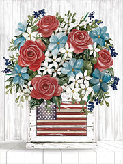CIN4664 - Patriotic Blooms - 12x16