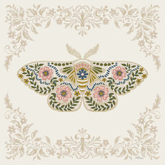 CTD289 - Folkloric Moth 2 - 12x12