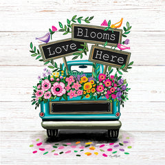 ET356 - Love Blooms Here Truck - 12x12