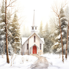 HK302 - To the Chapel - 12x12