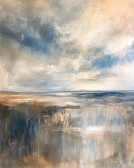 HK531 - Smokey Sea - 12x16