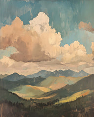 HK546 - Mountain Cloudscape - 12x16