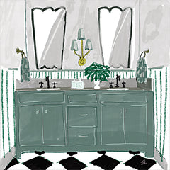 JM680 - Whimsical Washroom I - 12x12