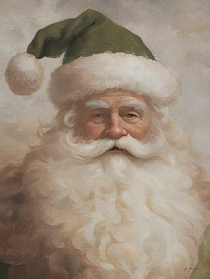 Jo Moulton JO179 - JO179 - Father Christmas - 12x16 Christmas, Holidays, Santa Claus, Green Hat, Bread, Whimsical, Father Christmas from Penny Lane