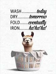 LET1330 - Laundry Schedule Llama - 12x16