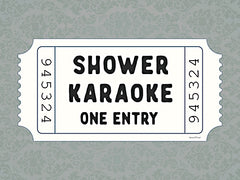 LET1435 - Shower Karaoke Ticket - 16x12