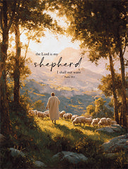 LUX1196 - Lord is My Shepherd - 12x16