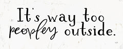 LUX162 - Too Peopley Outside   - 20x8
