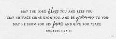 LUX274 - May the Lord Bless You   - 24x8