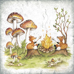 MARY637 - Roasting Marshmallows - 12x12