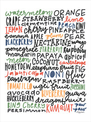 MAT102 - Fruit Words     - 12x16