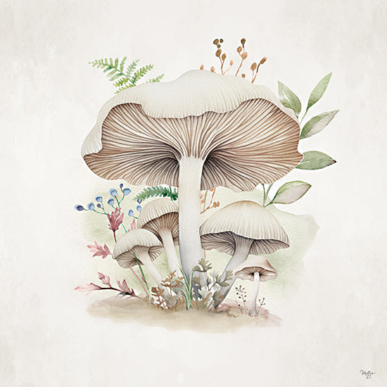 Mollie B. MOL2813 - MOL2813 - Toadstool Hideaway I - 12x12 Mushrooms, Leaves, Greenery, Nature from Penny Lane