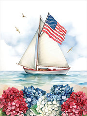 ND1088 - Patriotic Sailboat - 12x16