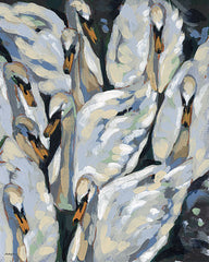 PP201 - Sapphire Swan Scatter - 12x16