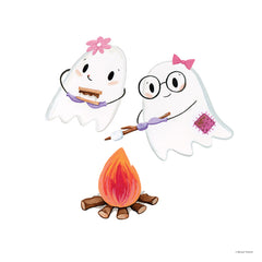 RN687 - Girly Ghosts Making Smores' - 12x12
