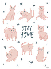 RN897 - Stay Home Cats - 12x16