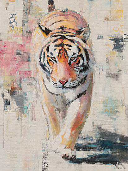 Svetlana Aleinikova SA271 - SA271 - Wild Eyes - 12x16 tiger painting, wildlife art, modern brush strokes, expressive texture, abstract background, bold colors, big cat artwork, animal portrait from Penny Lane