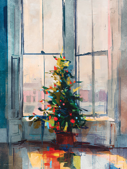Svetlana Aleinikova SA323 - SA323 - Window of Wonder - 12x16 christmas tree in window, festive interior, colorful lights from Penny Lane