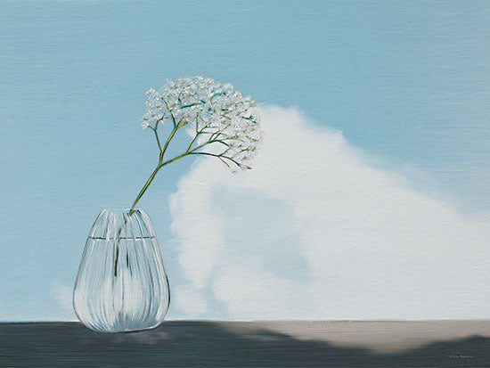 Svetlana Aleinikova SA628 - SA628 - Single Note - 16x12 botanical, still life, floral, baby's breath, vase, shadow, feminine, painterly, watercolor, blue from Penny Lane