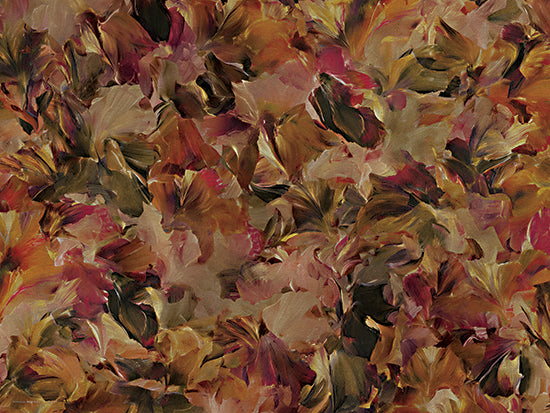 Svetlana Aleinikova SA993 - SA993 - Autumnal Echoes - 16x12 abstract, backgrounds & patterns, botanical, holidays & seasonal, leaves, fall, autumn leaves, foliage, texture, earth tones, painterly, moody, oil painting, multicolor from Penny Lane