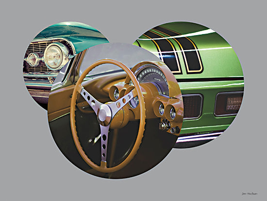 Seven Trees Design ST1249 - ST1249 - Hot Rod Snapshots - 16x12 classic cars, vintage automobiles, steering wheel, muscle car, car interior, chrome details, retro design, transportation art, automotive photography, nostalgia from Penny Lane