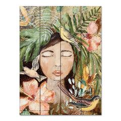 AH120PAL - Maya and the Birds - 12x16