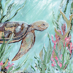 AH123 - A Sea Turtle in Sunlight - 12x12