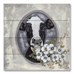 AJ110PAL - Framed Cow - 12x12