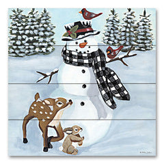 AJ136PAL - Winter Time Friends - 12x12