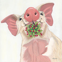 AJ140 - Christmas Pig - 12x12