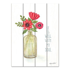 ALP2080PAL - Red Blossoms - Prayer - 12x16