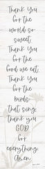 ALP2399A - Thank You Prayer - 12x36