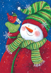 ART1038 - Red Bird Snowman