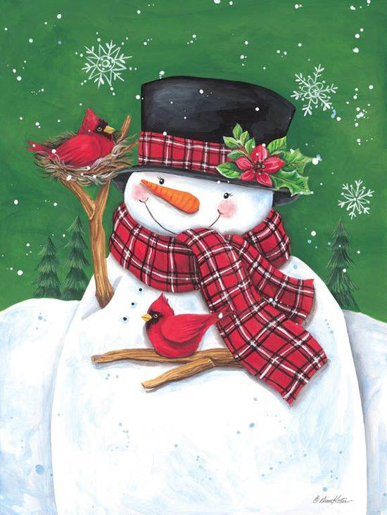 Diane Kater Licensing ART1285LIC - ART1285LIC - Cardinal Snowmen - 0  from Penny Lane