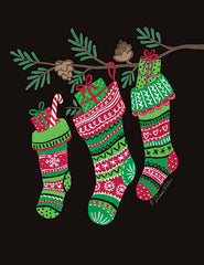 ART1294LIC - Stockings Trio    - 0