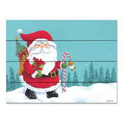 ART1308PAL - Candy Cane Lantern Santa - 16x12